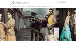 Desktop Screenshot of jyotichandhok.com